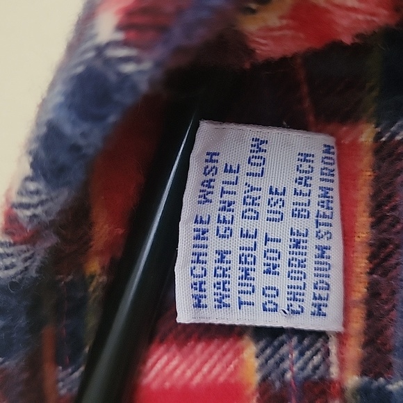 Women's or UNISEX Dickies flannel button up shirt - Picture 5 of 6